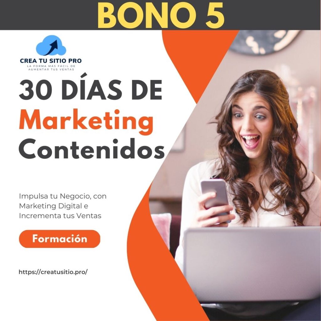 30 Dias de Marketing de Contenidos Creatusitio.pro 1